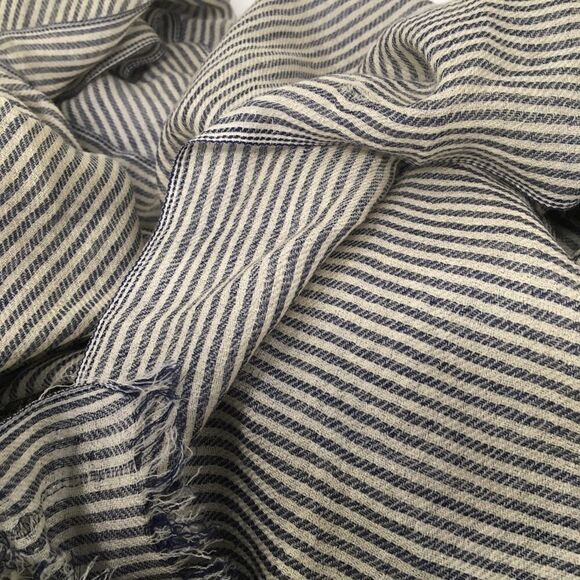 Nordstrom Striped Eyelash Fringe Scarf (F2) - Picture 4 of 5